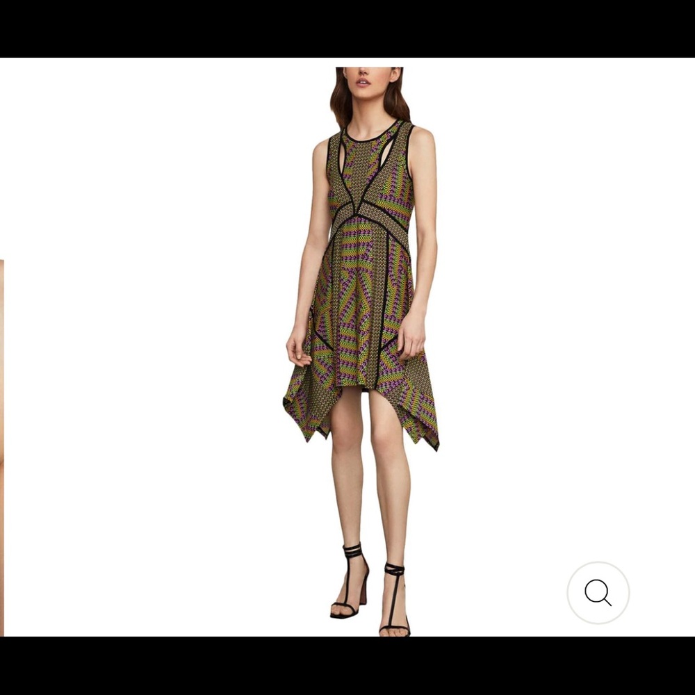 SLEEVELESS PATTERN MINI DRESS - Picture 2 of 3